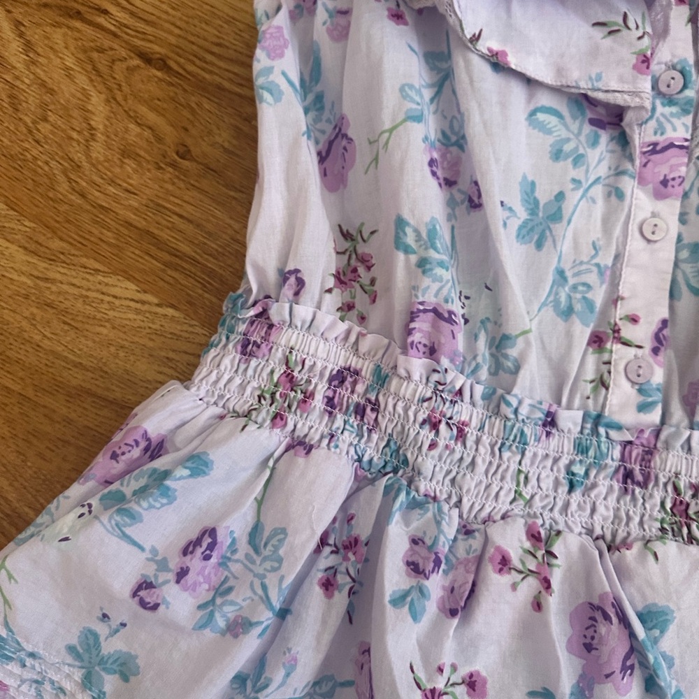 LoveShackFancy x Target Lou Ruffle Mini Dress Purple S - Picture 11 of 14